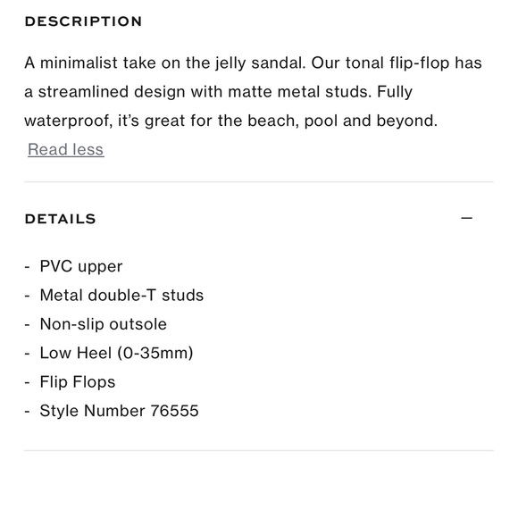 Tory Burch Studded Jelly Sandal- Size 9 - Picture 8 of 8